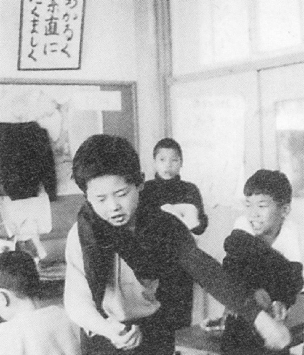 教室にて