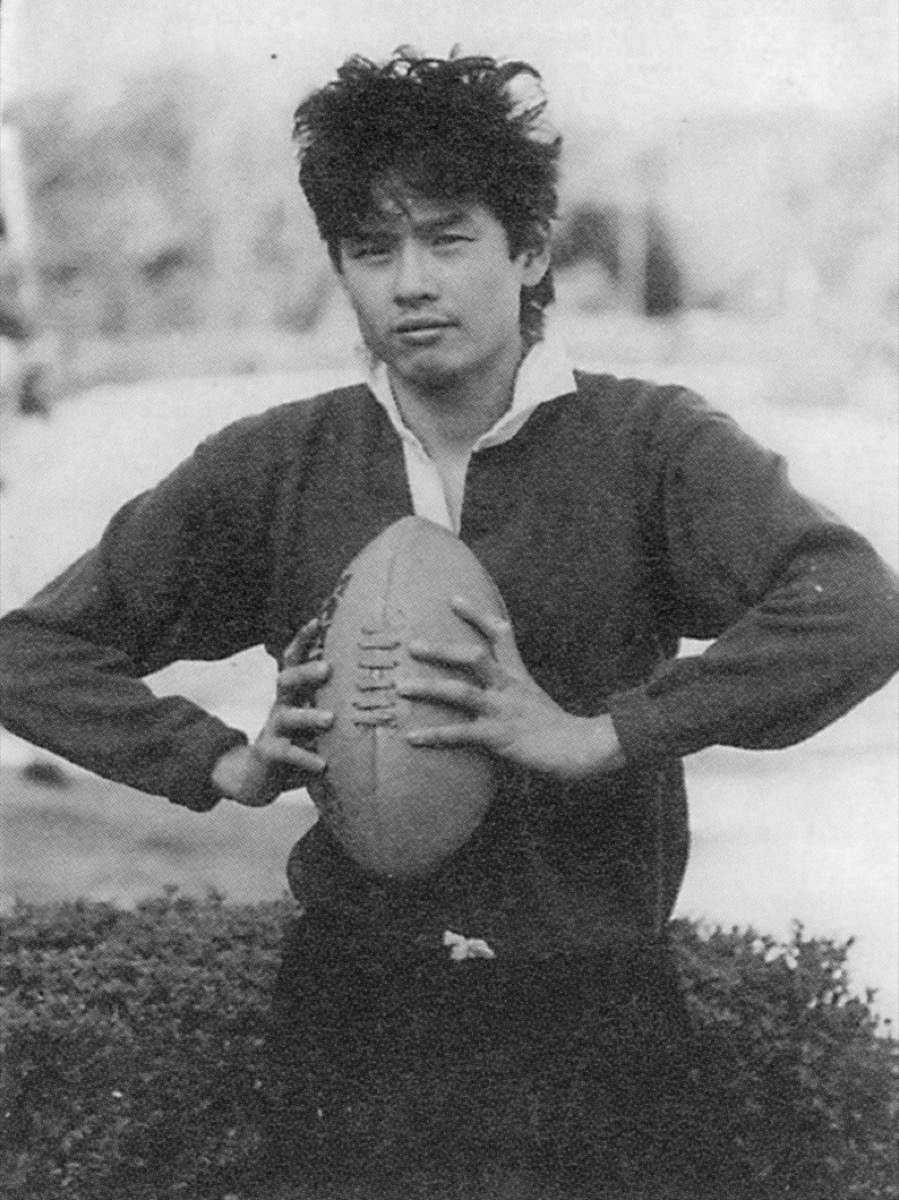 高校から大学にかけてプレーしたラグビー