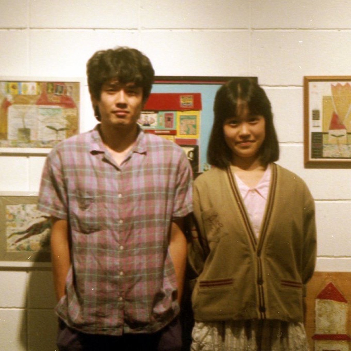 名古屋での展覧会に来た従妹と