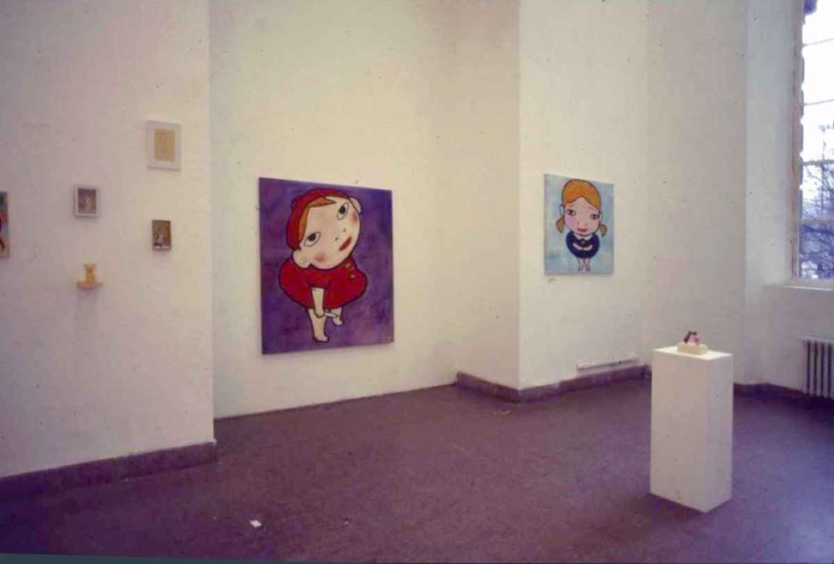 デュッセルドルフ芸術アカデミーの学内展示風景