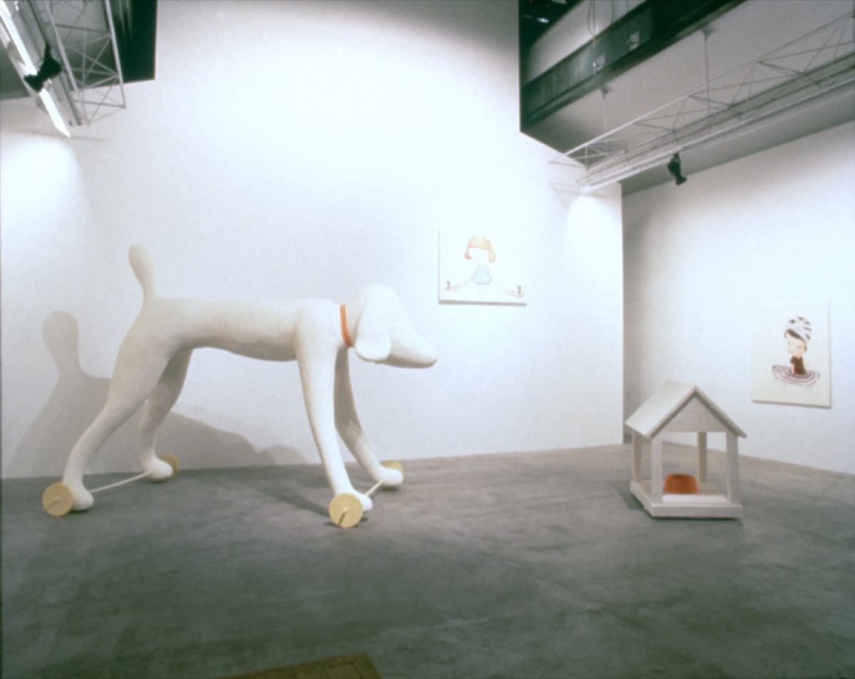 記念碑的な個展「深い深い水たまり」（スカイザバスハウス）展示風景