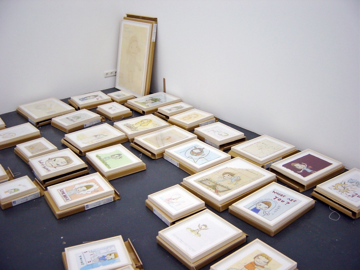 個展（ギャラリー・ジンク）　設営の様子