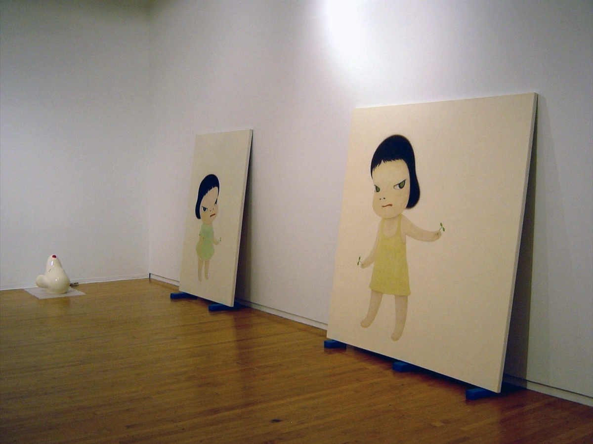 「Yoshitomo Nara: Nothing Ever Happens」（クリーブランド現代美術館）　設営の様子