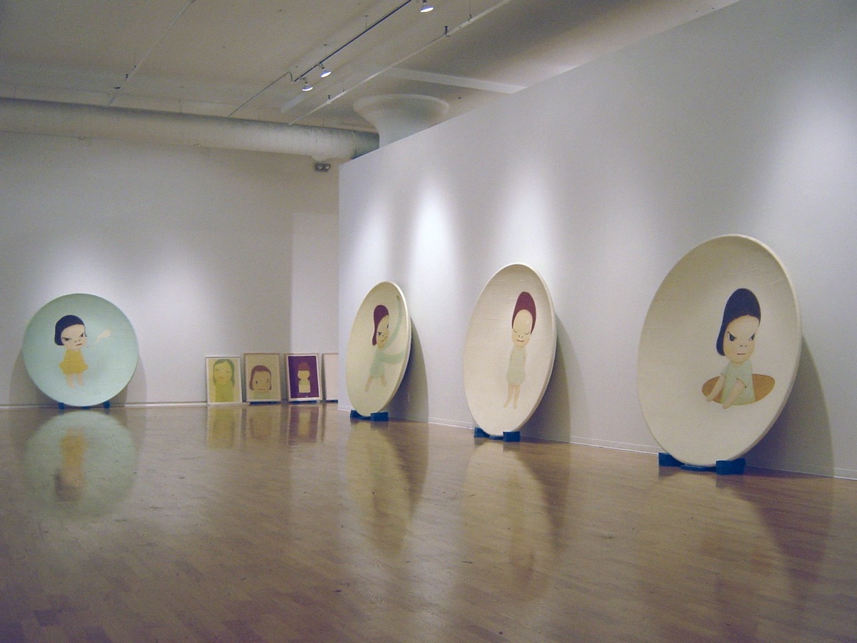 「Yoshitomo Nara: Nothing Ever Happens」（クリーブランド現代美術館）　設営の様子