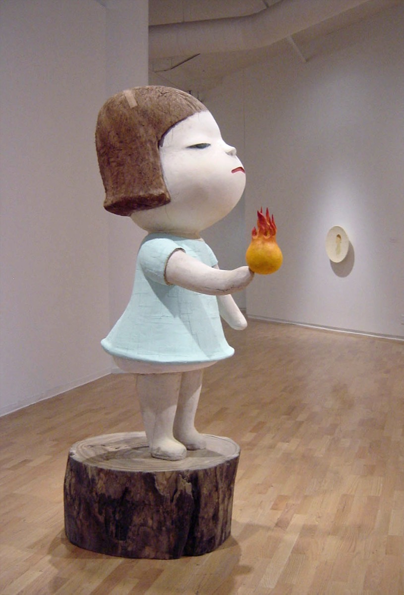 「Yoshitomo Nara: Nothing Ever Happens」（クリーブランド現代美術館）　展示風景