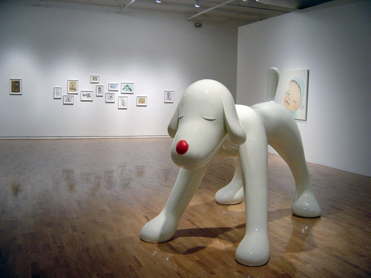 「Yoshitomo Nara: Nothing Ever Happens」（クリーブランド現代美術館）　展示風景