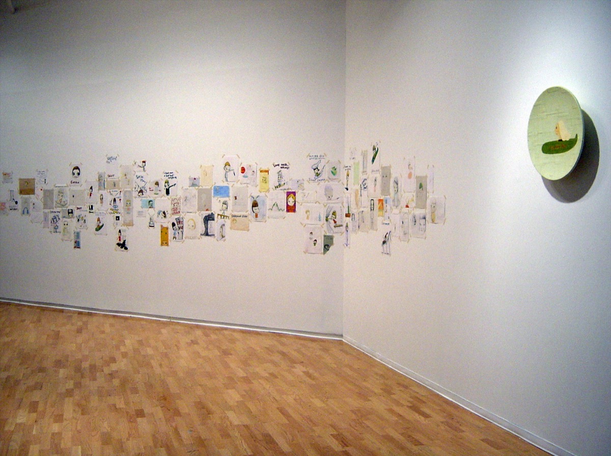 「Yoshitomo Nara: Nothing Ever Happens」（クリーブランド現代美術館）　展示風景