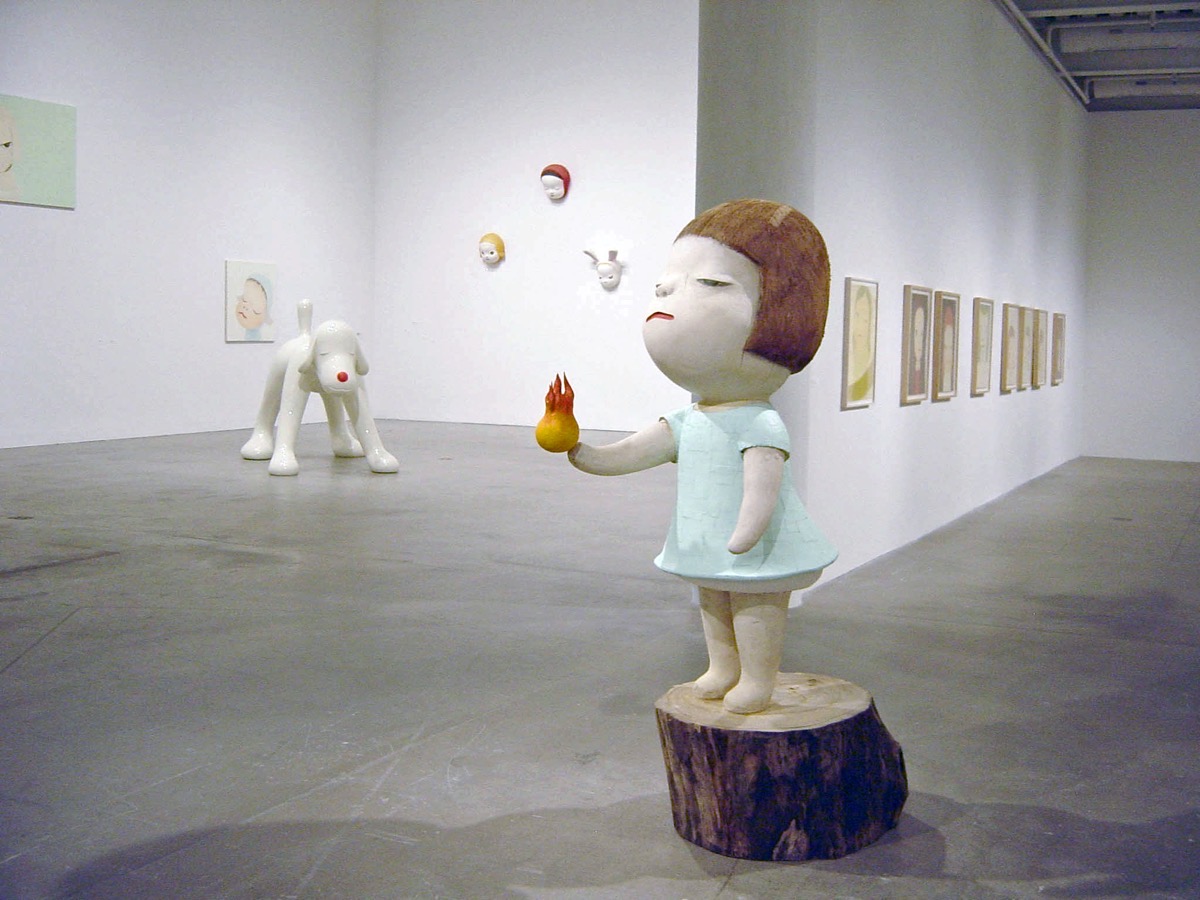 「Yoshitomo Nara: Nothing Ever Happens」（ペンシルベニア大学現代美術研究所）　展示風景
