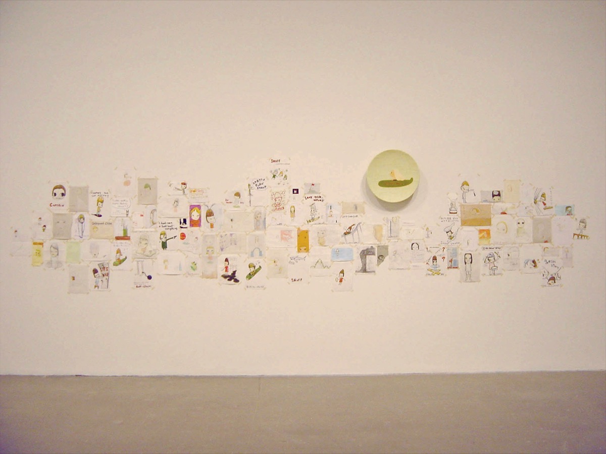 「Yoshitomo Nara: Nothing Ever Happens」（ペンシルベニア大学現代美術研究所）　展示風景