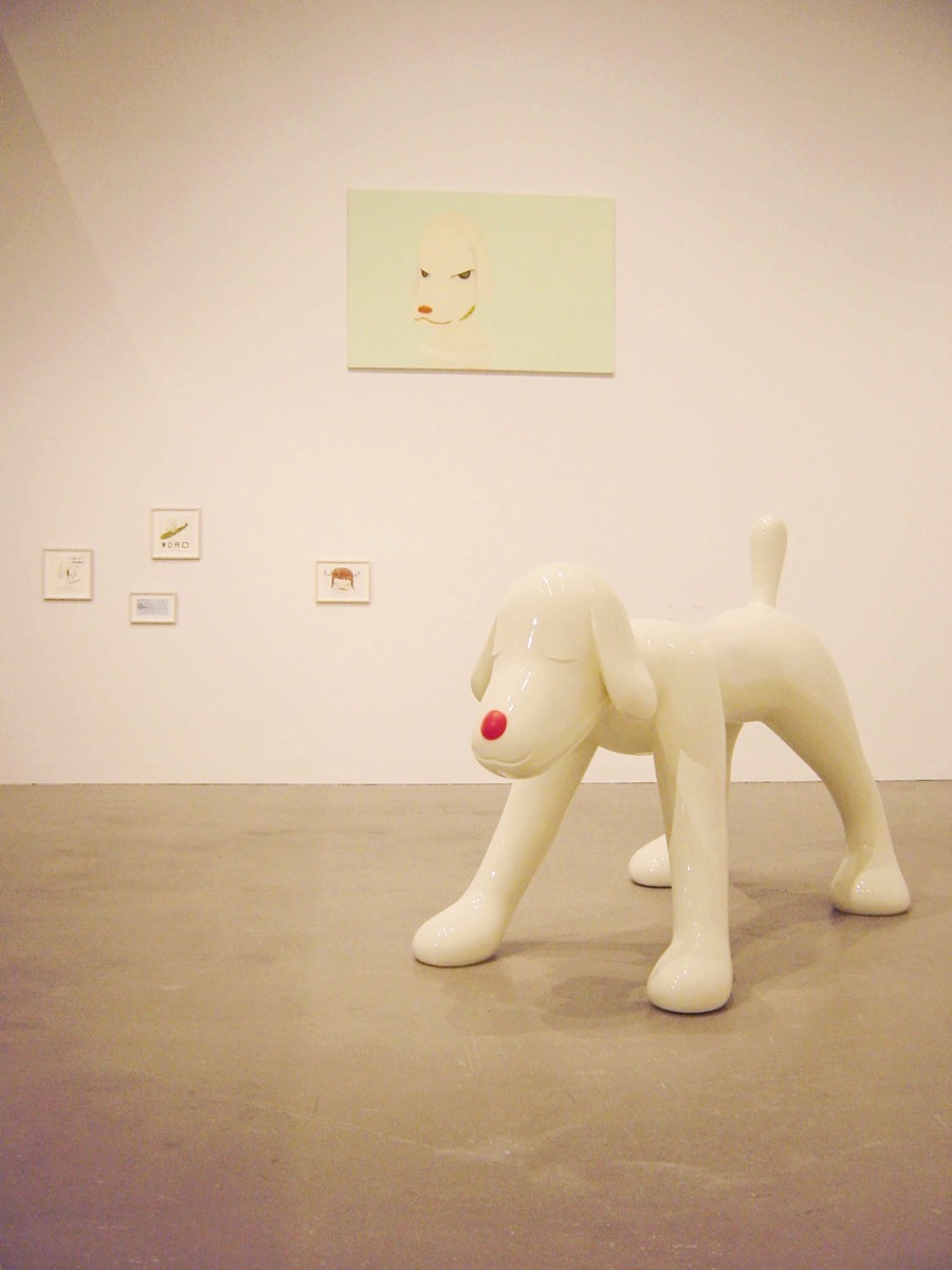 「Yoshitomo Nara: Nothing Ever Happens」（ペンシルベニア大学現代美術研究所）　展示風景