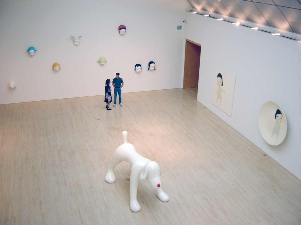 「Yoshitomo Nara: Nothing Ever Happens」（サンノゼ美術館）　設営の様子