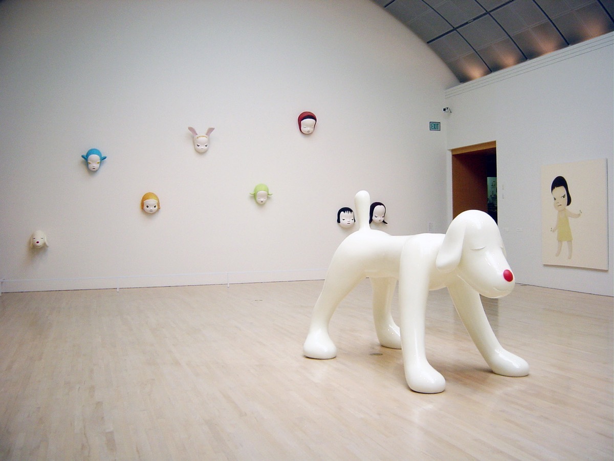 「Yoshitomo Nara: Nothing Ever Happens」（サンノゼ美術館）　展示風景