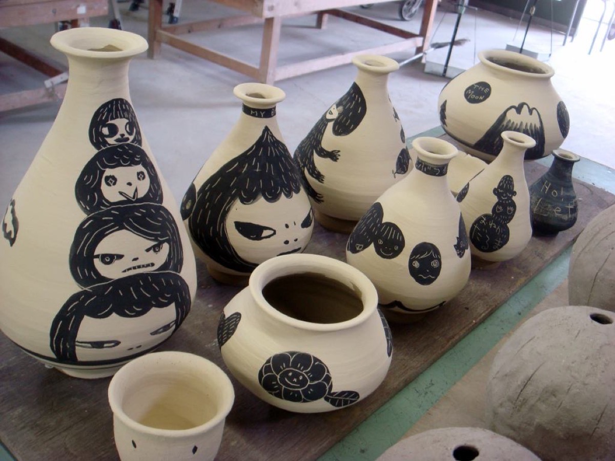 滋賀県立陶芸の森でセラミック作品を制作