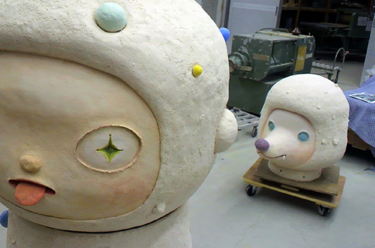 中田英寿、植葉香澄との共作《UFO鍋》制作風景