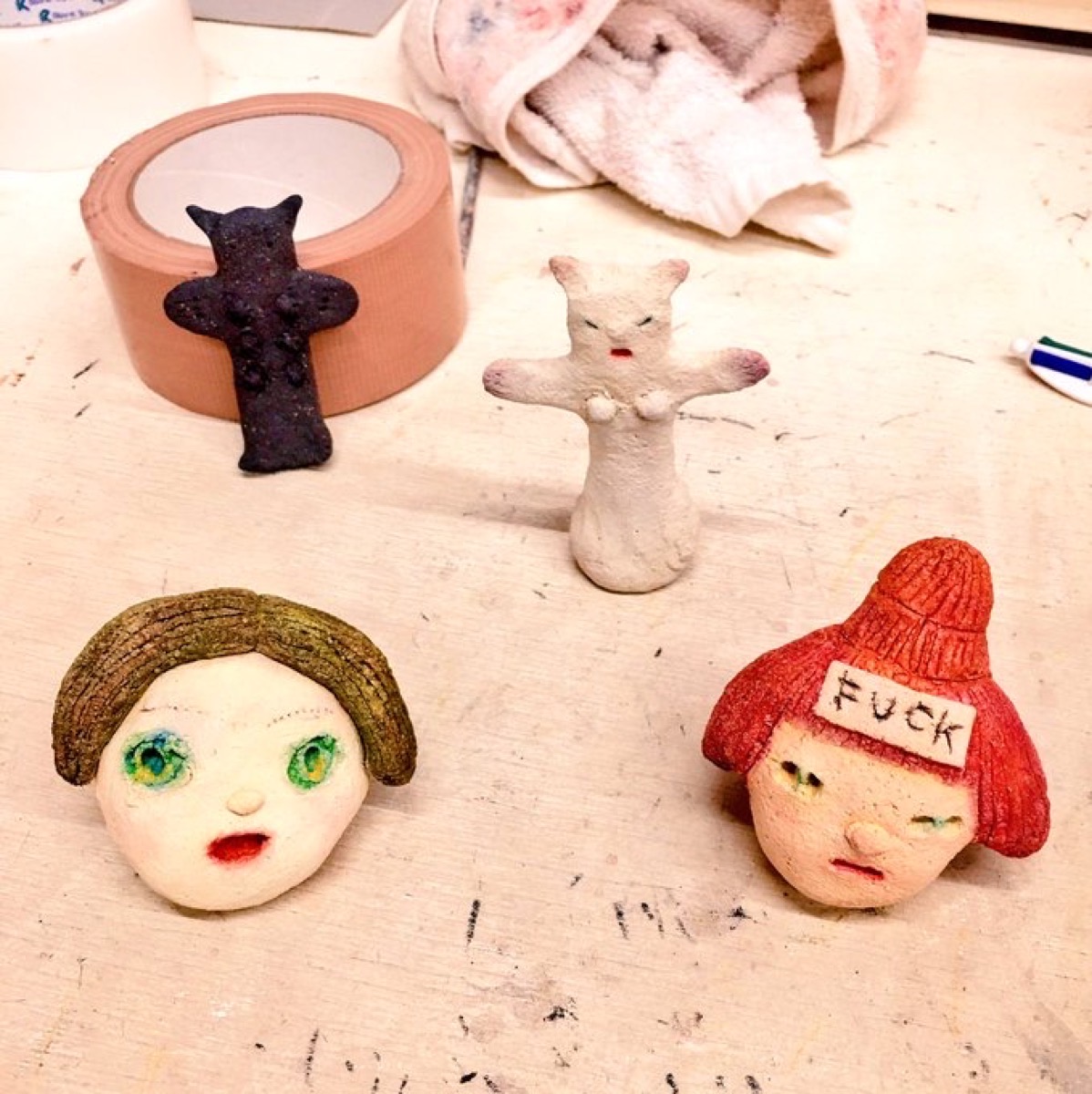 セラミックの小作品