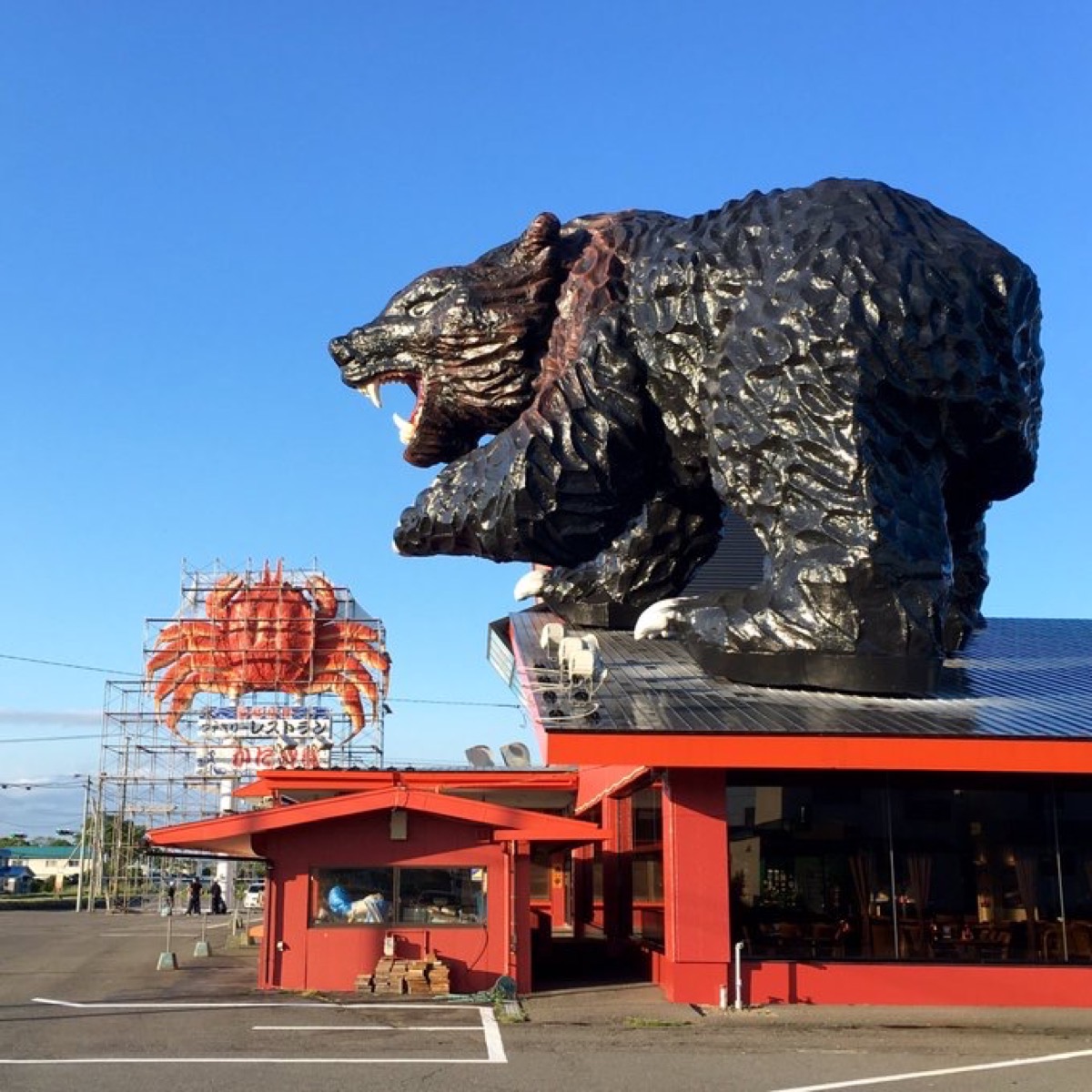 白老町にて