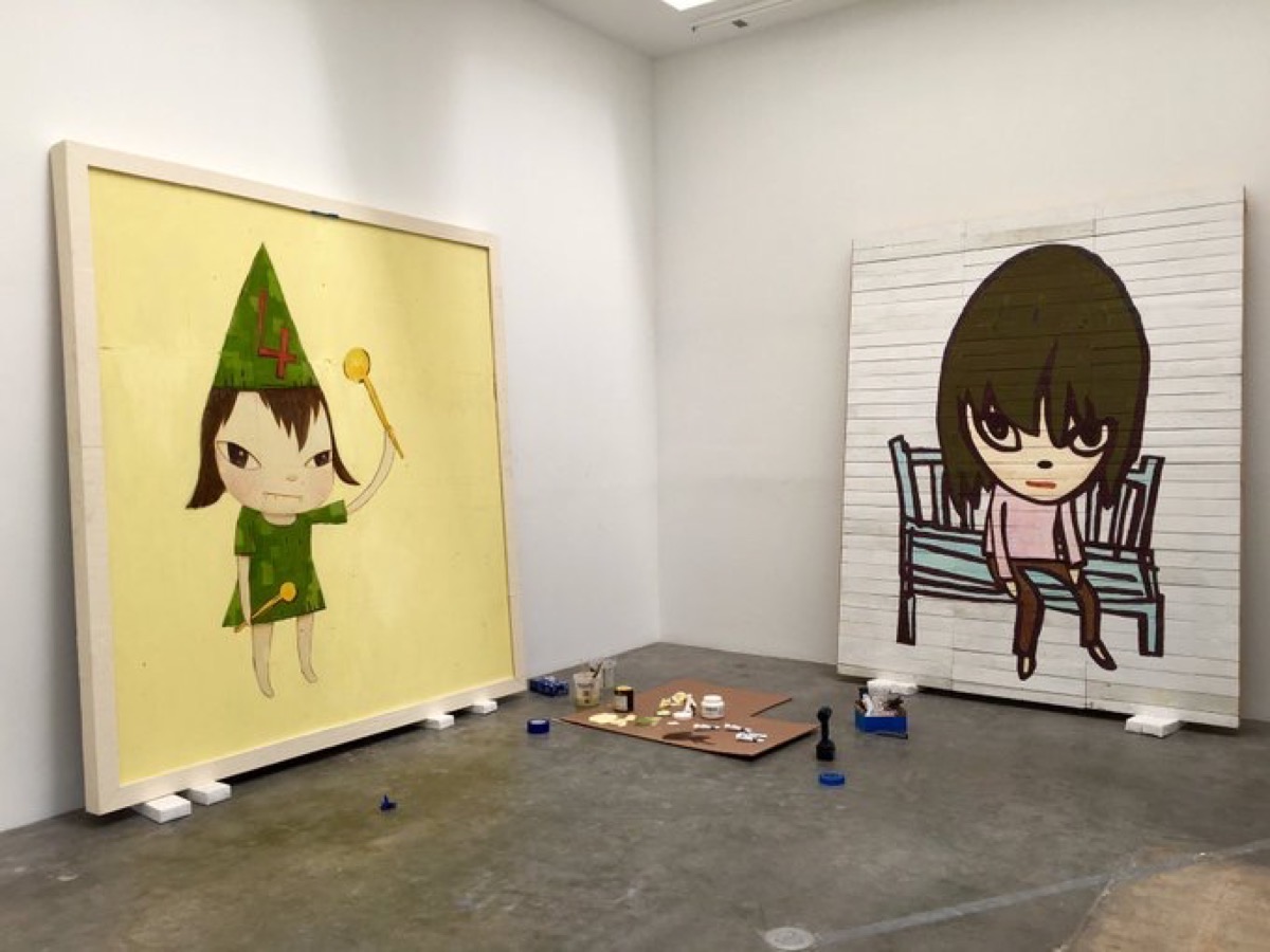 作品修復の様子