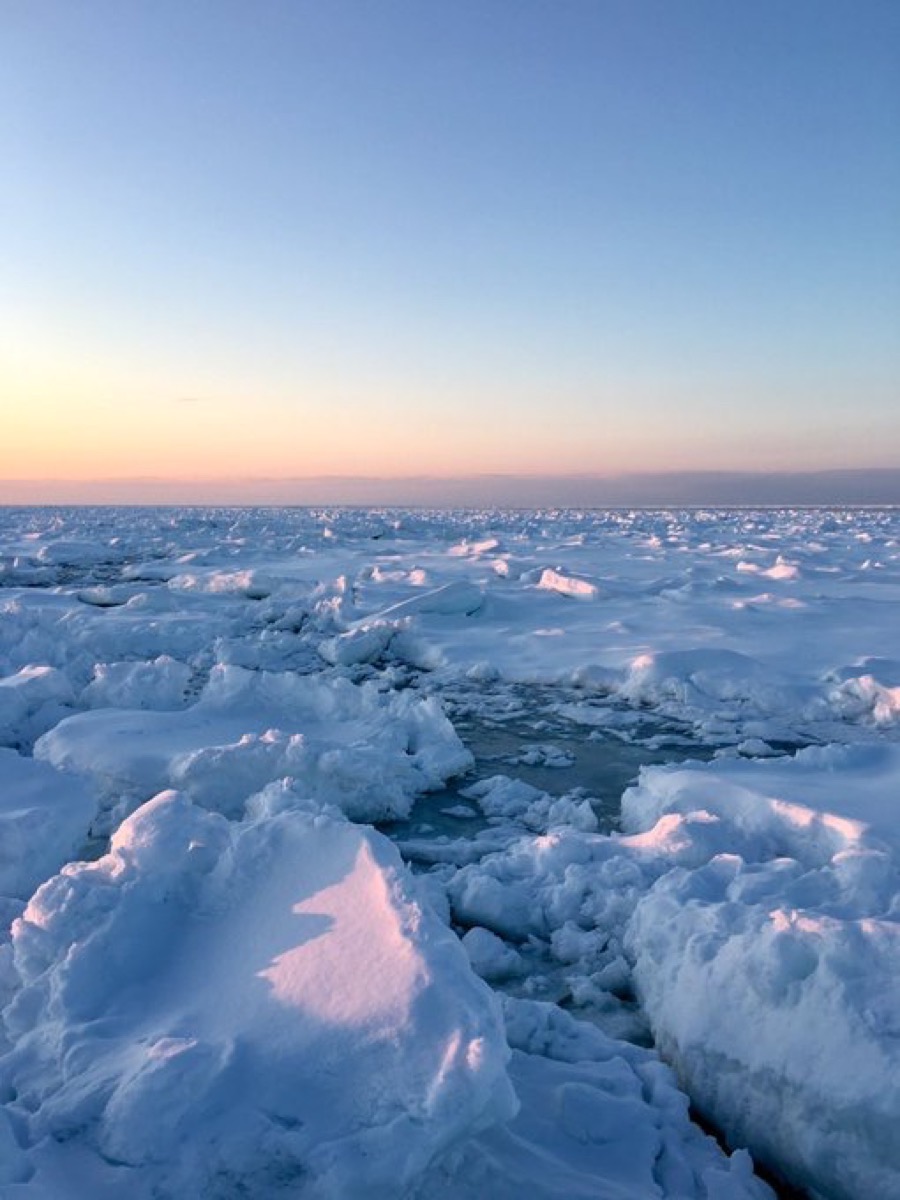北海道斜里の流氷