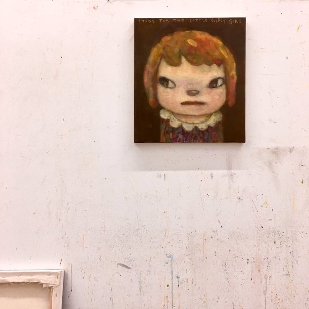 完成したばかりの《Study For The Little Gypsy Girl》