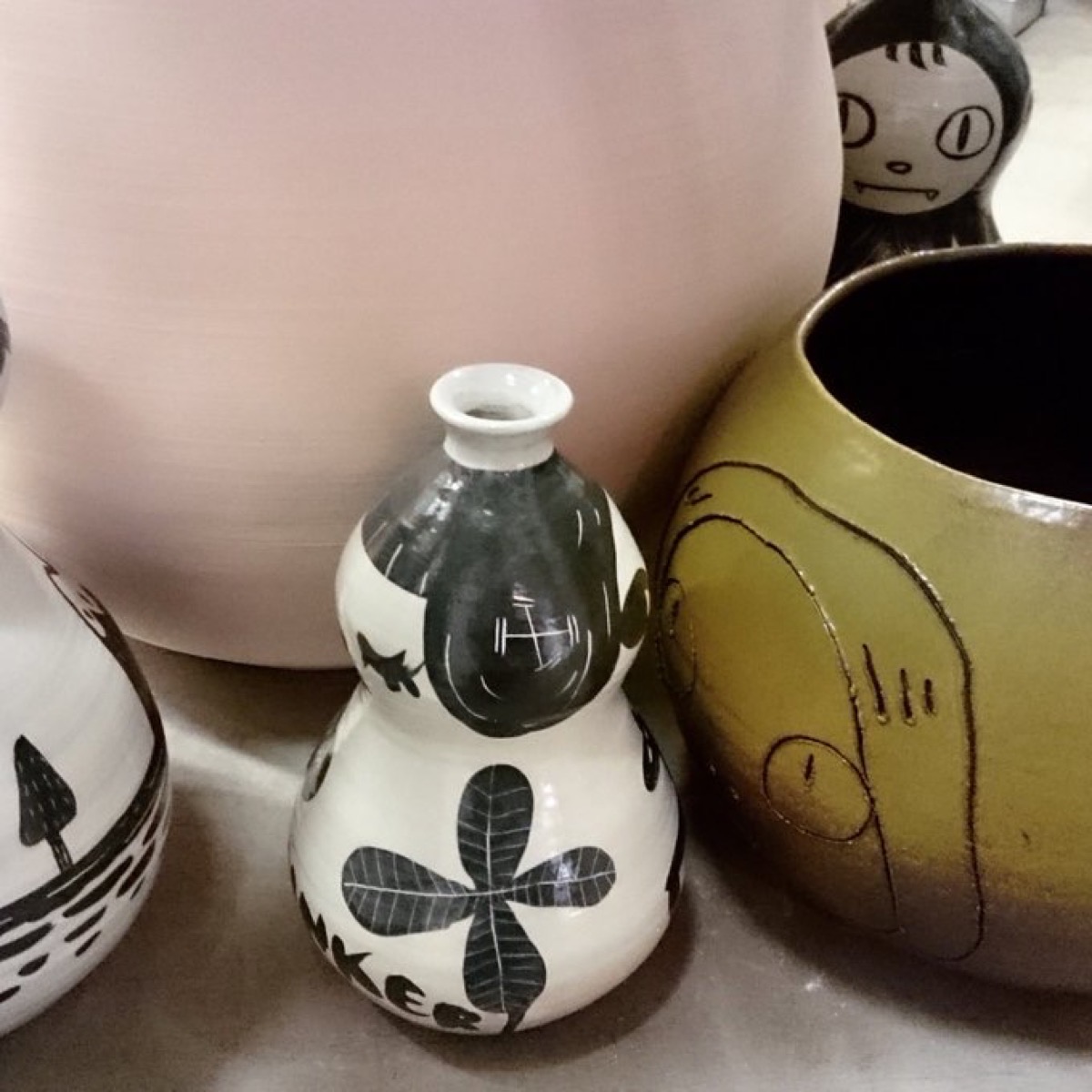 焼成後のセラミック作品たち