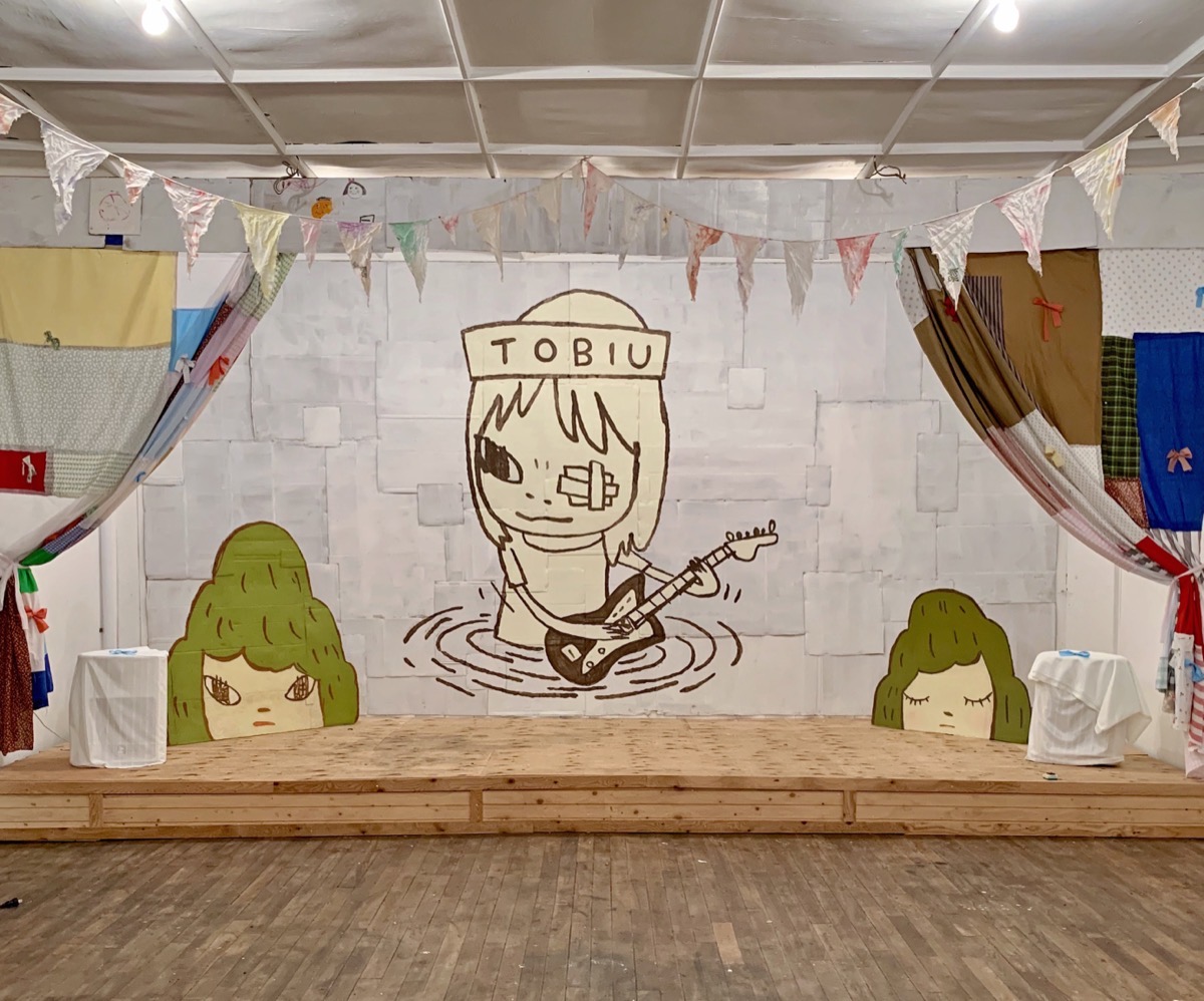 飛生芸術祭 2019「僕らは同じ夢をみるー」のために制作したステージ